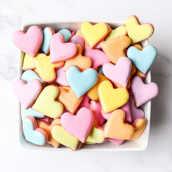 Conversation Heart Cookies