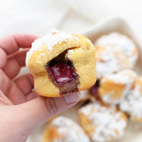 Blueberry Cream Cheese Crescents