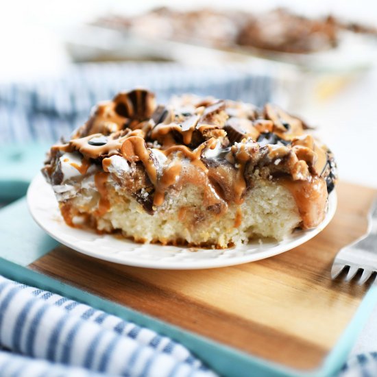 Peanut Butter Poke Cake Recipe