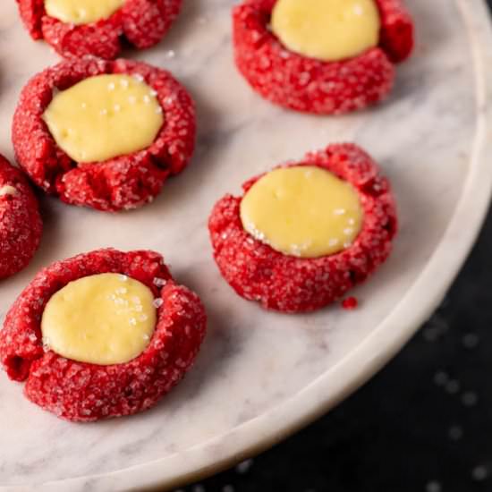 Red Velvet Cream Cheese Cookies