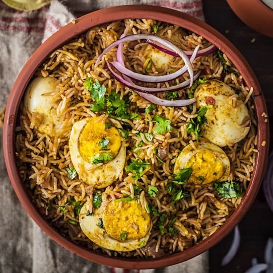 Instant Pot Egg Biryani