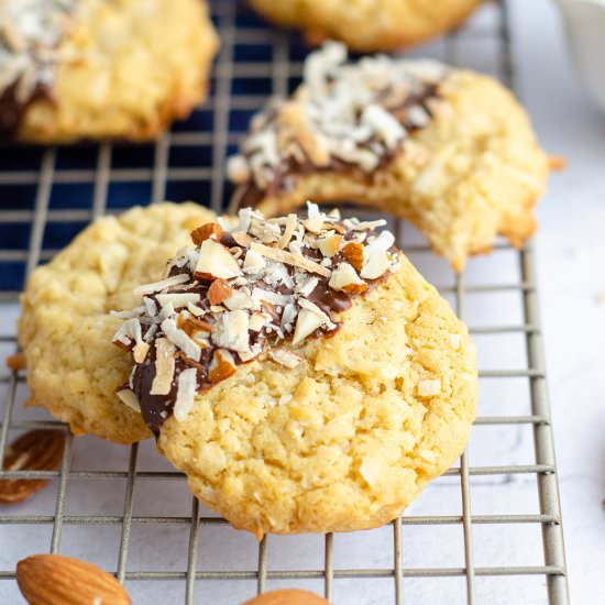 almond joy coconut cookies