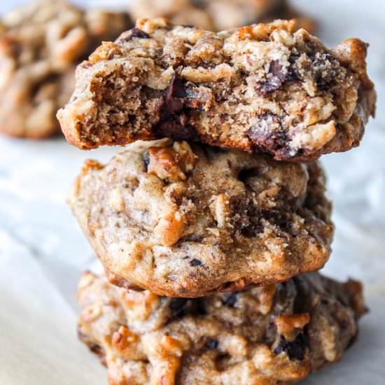 Healthy Banana Bread Cookies