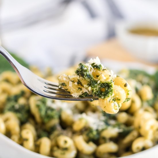 Pesto Cavatappi