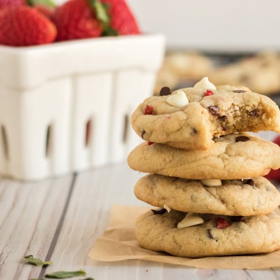 Strawberry Cheesecake Cookies