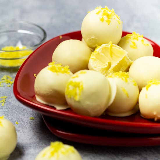 Easy Lemon Truffles