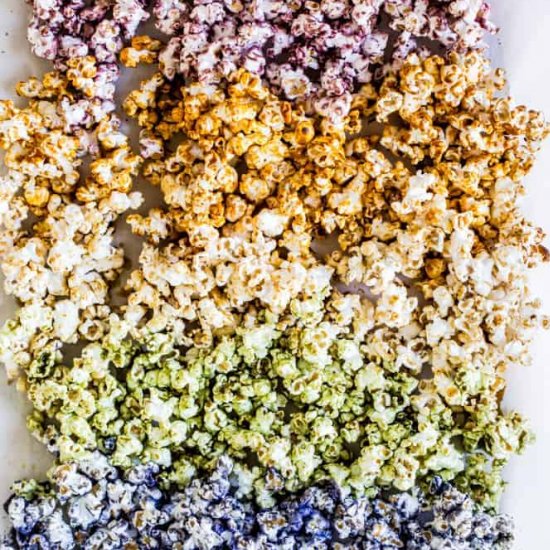 Superfood Rainbow Popcorn