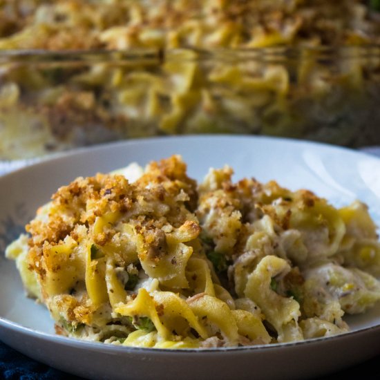 Tuna Casserole with Tortellini