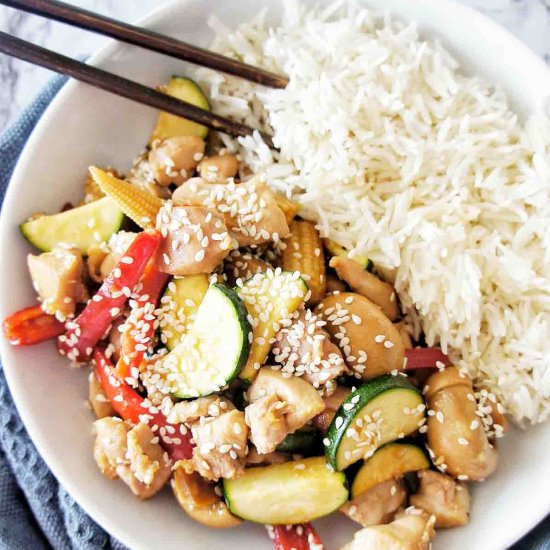 Honey Soy Chicken Stir Fry