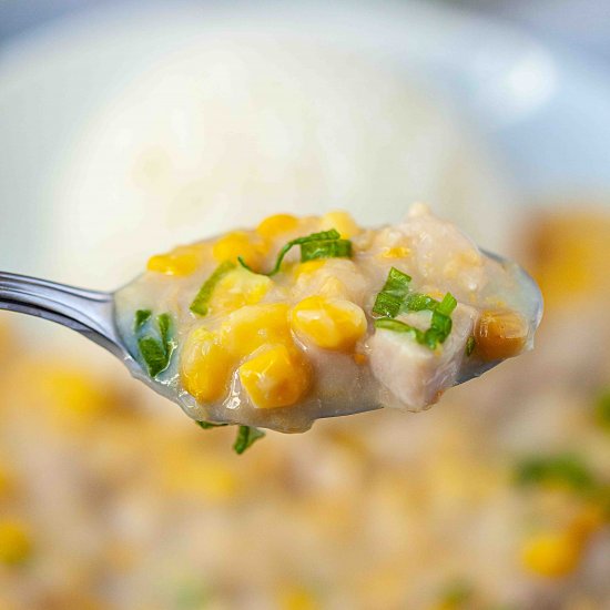 CREAM CORN CHICKEN RICE