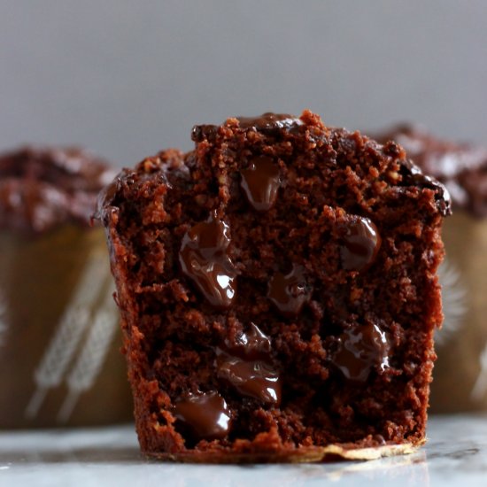 Chocolate Banana Muffins