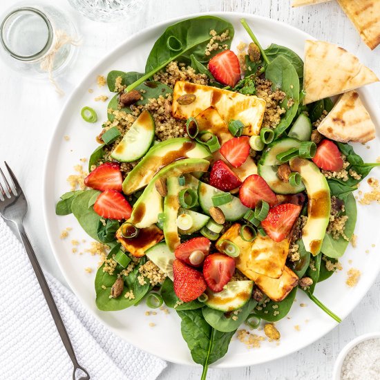 Bake Feta and Strawberry Salad