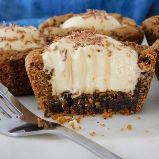 Vanilla Cheesecake Cookie Cups