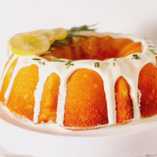 Lemon Rosemary Pound Cake | Keto