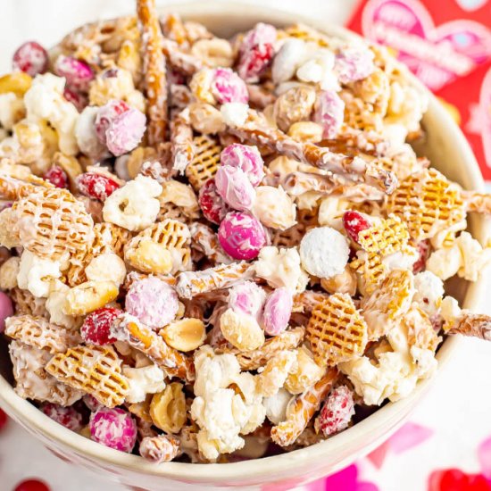 Valentine’s Day snack mix