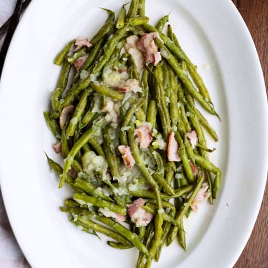 Old Fashioned Southern Green Beans