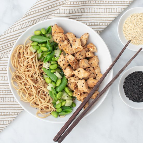 Sesame Chicken Noodle Bowl