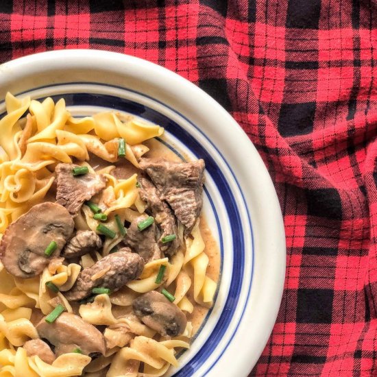 Classic Beef Stroganoff