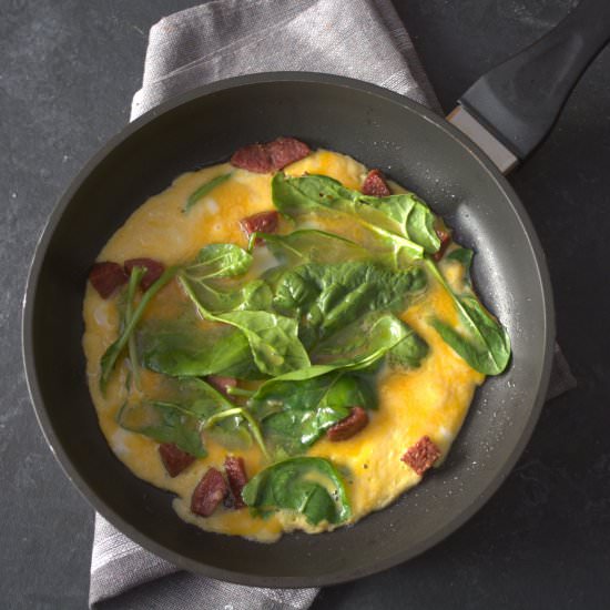 Keto Chorizo Omelette