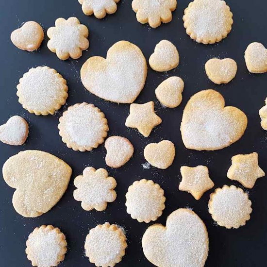 cornmeal shortbread