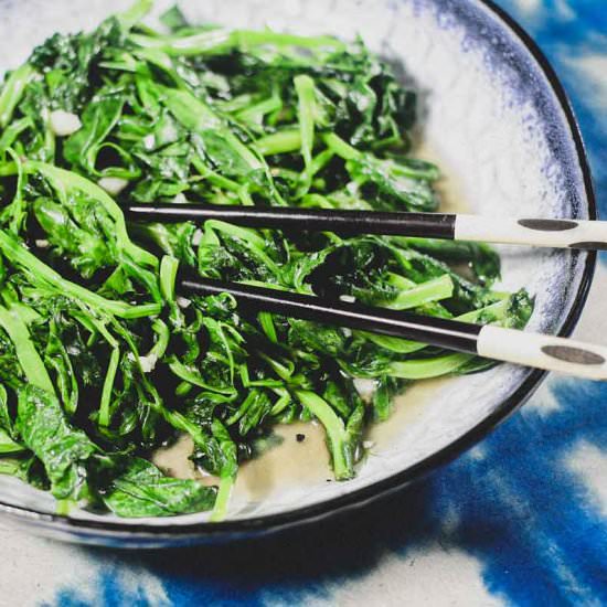 Chinese Snow Pea Sprouts & Garlic