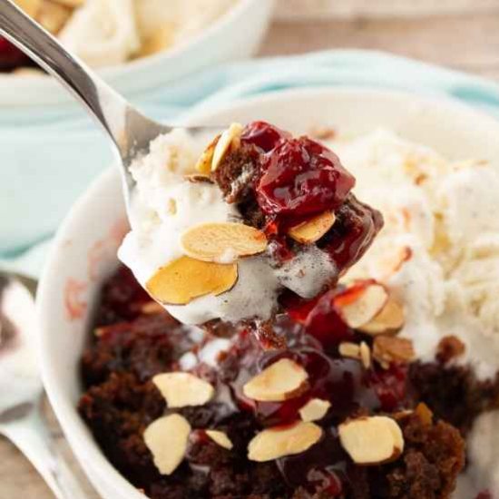 Cherry Chocolate Crockpot Brownes