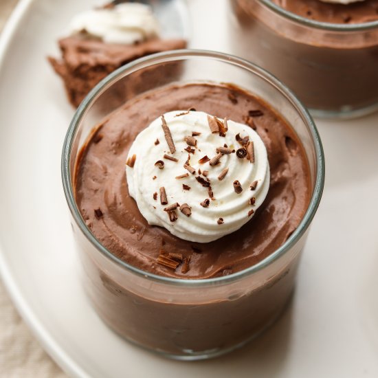 3-ingredient chocolate mousse