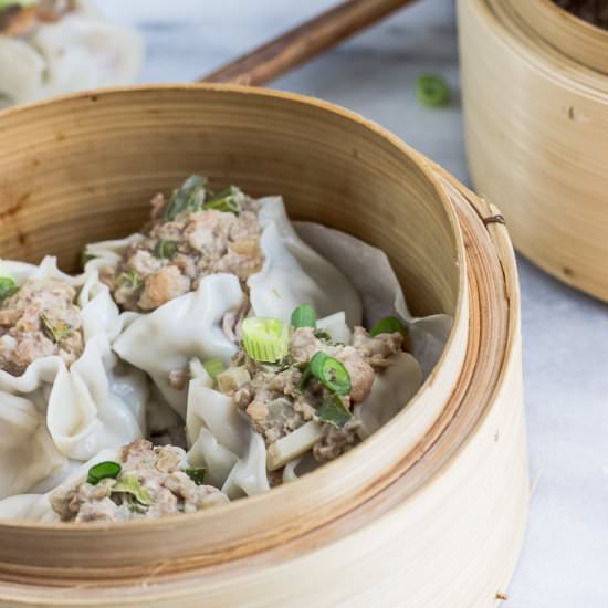 Pork and shrimp shumai dumplings