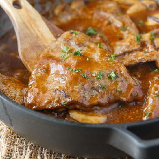 Mushroom Swiss Steak