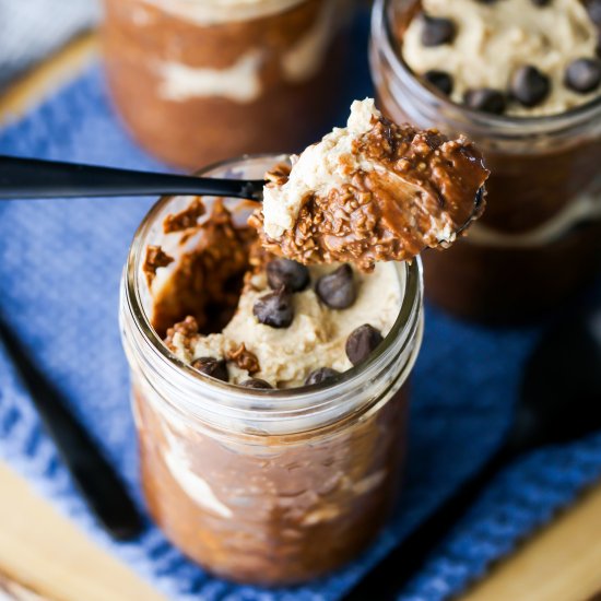 Peanut Butter Mocha Overnight Oats