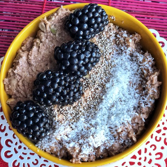 Overnight zucchini oats