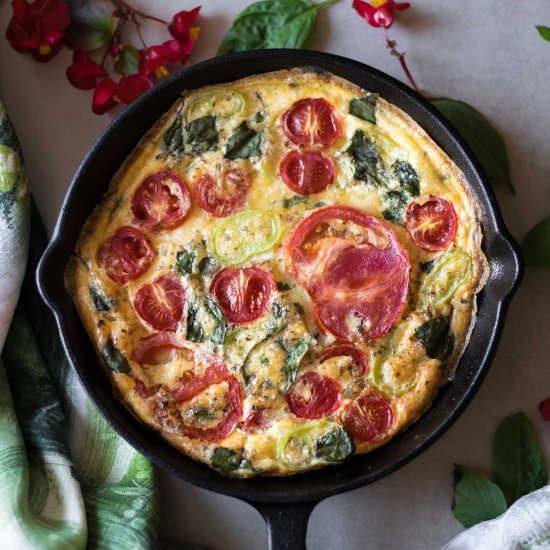 Low FODMAP Mediterranean Frittata