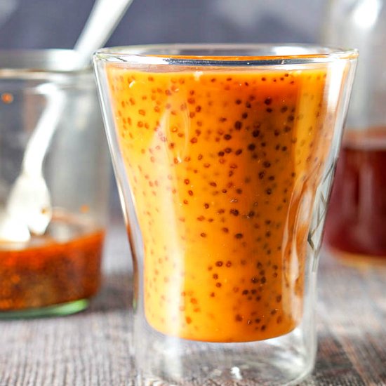 Low Carb Thai Tea Chia Seed Drink