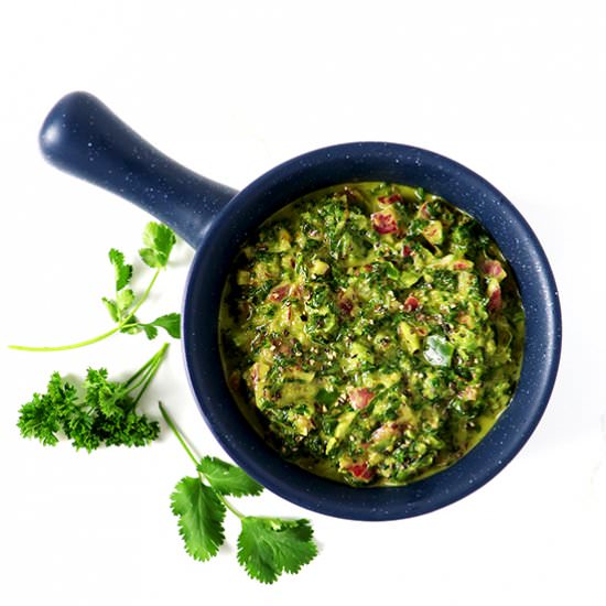 Spicy Chimichurri Verde Sauce