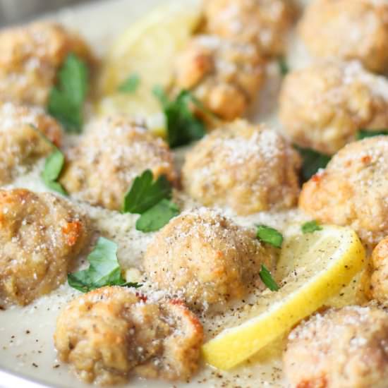 Chicken Piccata Meatballs