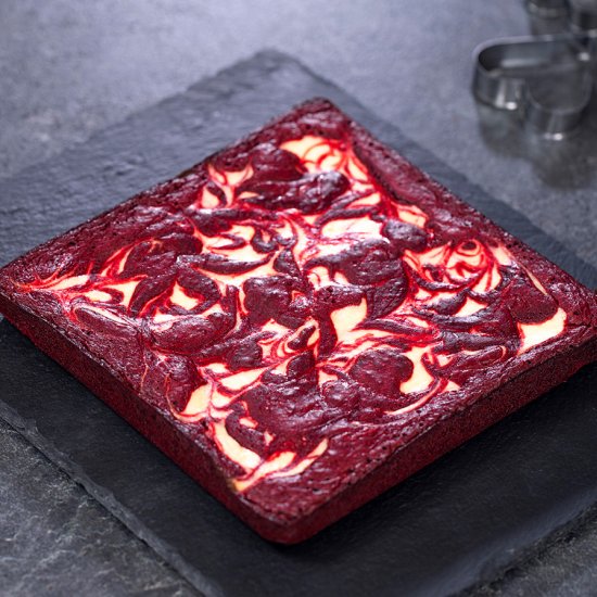 Red Velvet Cheesecake Brownies