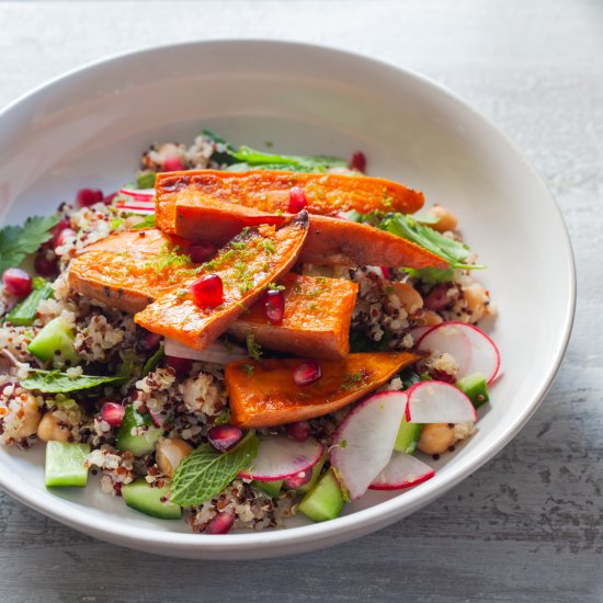 Lime Roasted Sweet Potatoes