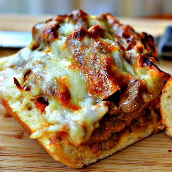 Steak Stuffed French Bread