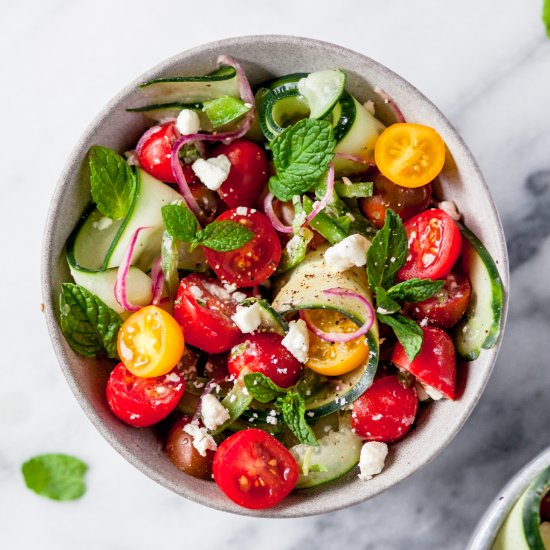 six ingredient greek salad