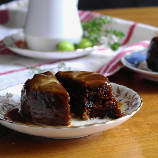 prune & rum sticky toffee pudding