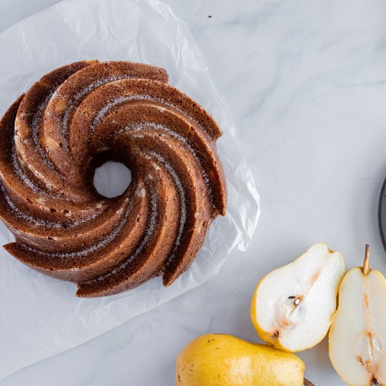 Spiced Pear Cake