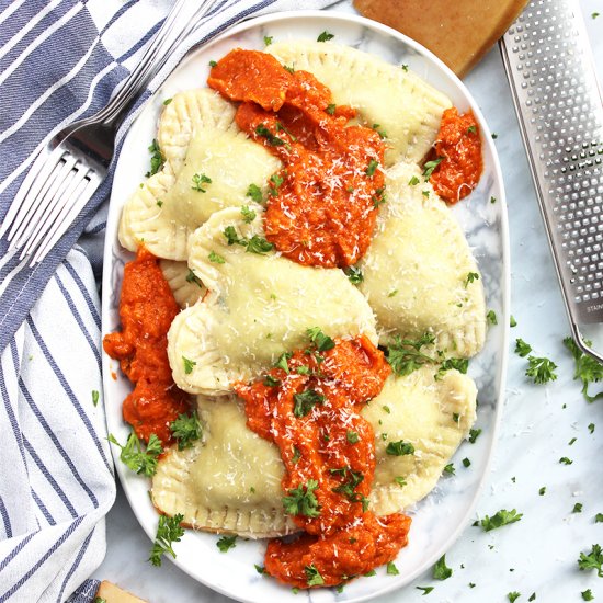 Heart Shaped Ravioli