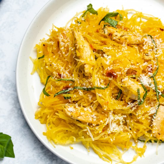 Spaghetti Squash & Chicken