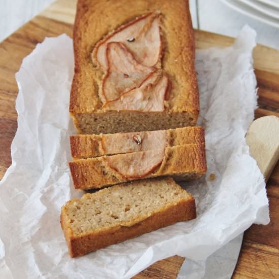 Cardamom Pear Tea Bread