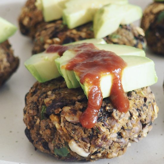 Sweet Potato Black Bean Burgers