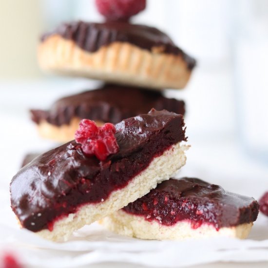 Chocolate Raspberry Shortbread