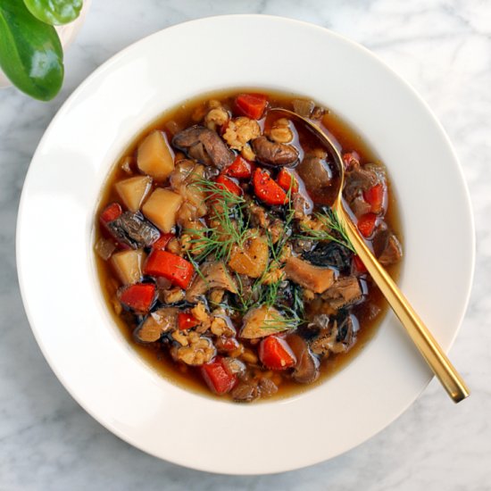 Mushroom and Barley Soup