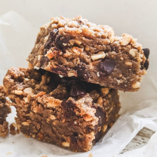 Vegan Peanut Butter Blondies