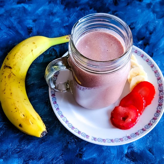 Low-Acid Strawberry Banana Smoothie