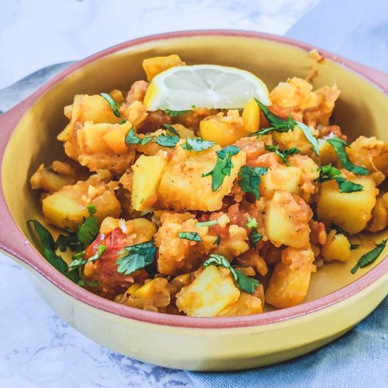 Easy Curried Potatoes